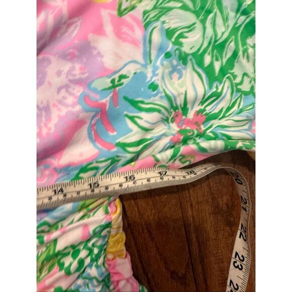 Lilly Pulitzer Parigi romper skort multi bright delight patch size small - Picture 10 of 11
